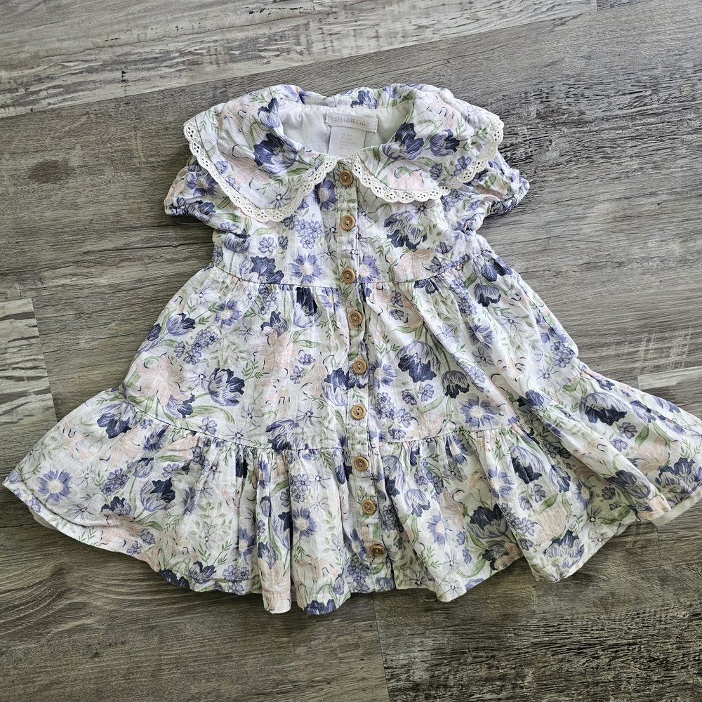 Shabby Chic Pastel Floral Kids Dress